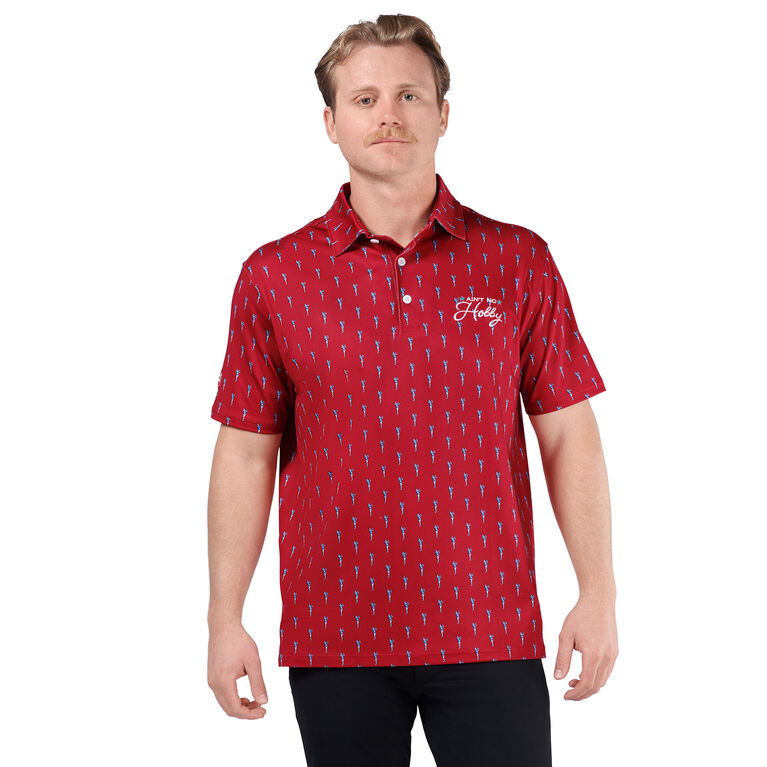 Barstool Sports Ain't No Hobby Golfer Printed Polo PGA TOUR Superstore